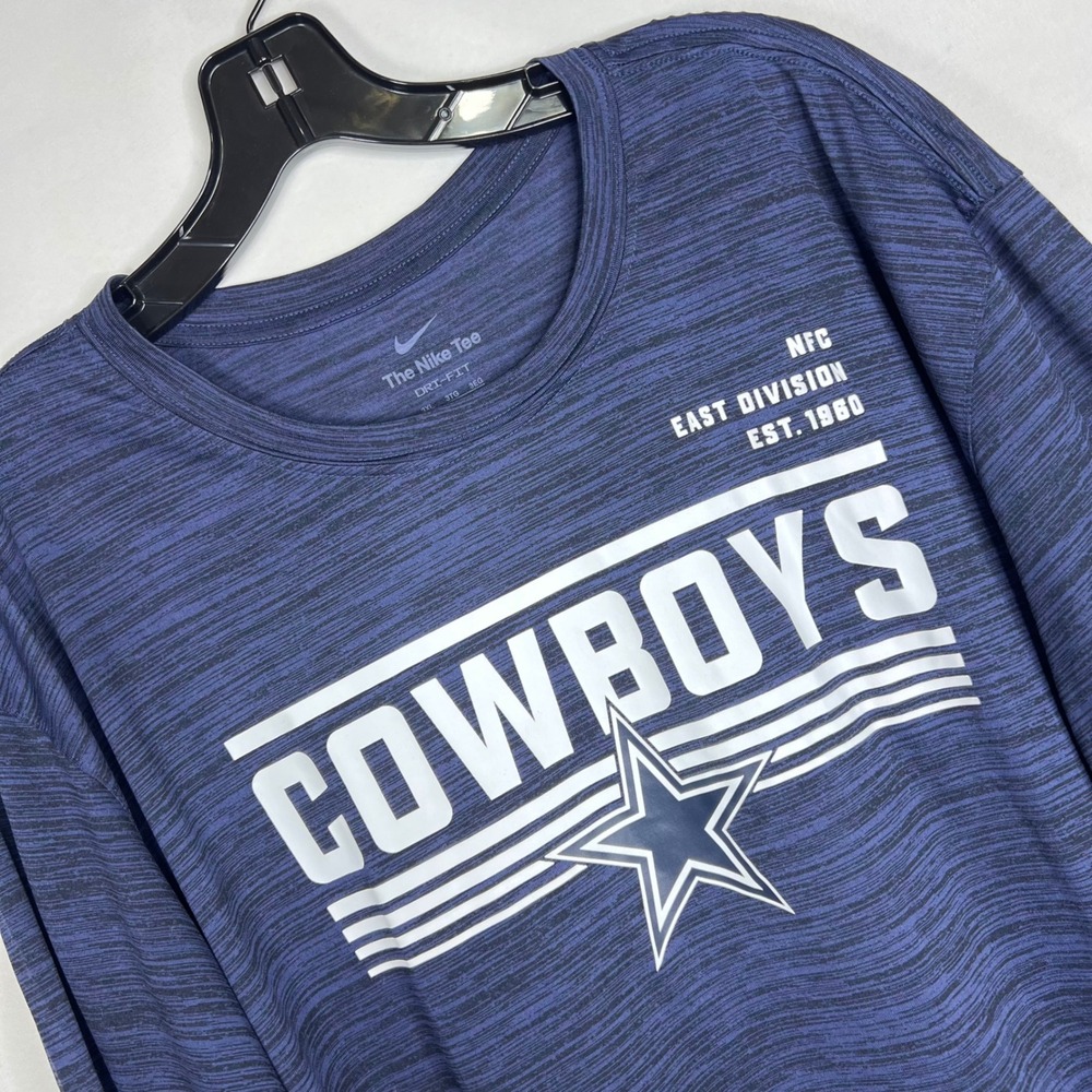 Nike Dallas Cowboys T-Shirt Mens 3XL Dri-Fit NFC East Division Football Jersey